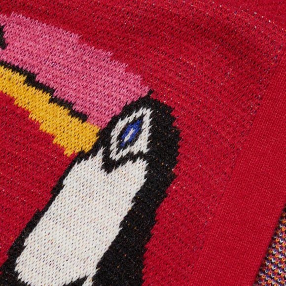 FARM Rio Red Toucan Cardigan - Picture 7 of 7